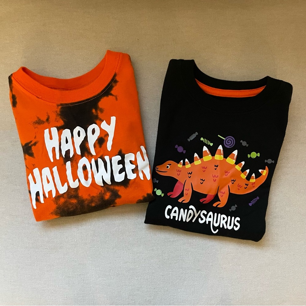Pair of Toddler Halloween Tees - 3T